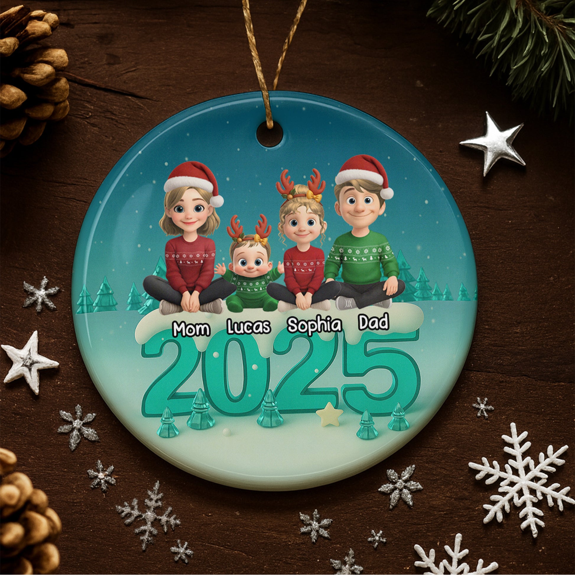 Perfect Family Christmas Ornament