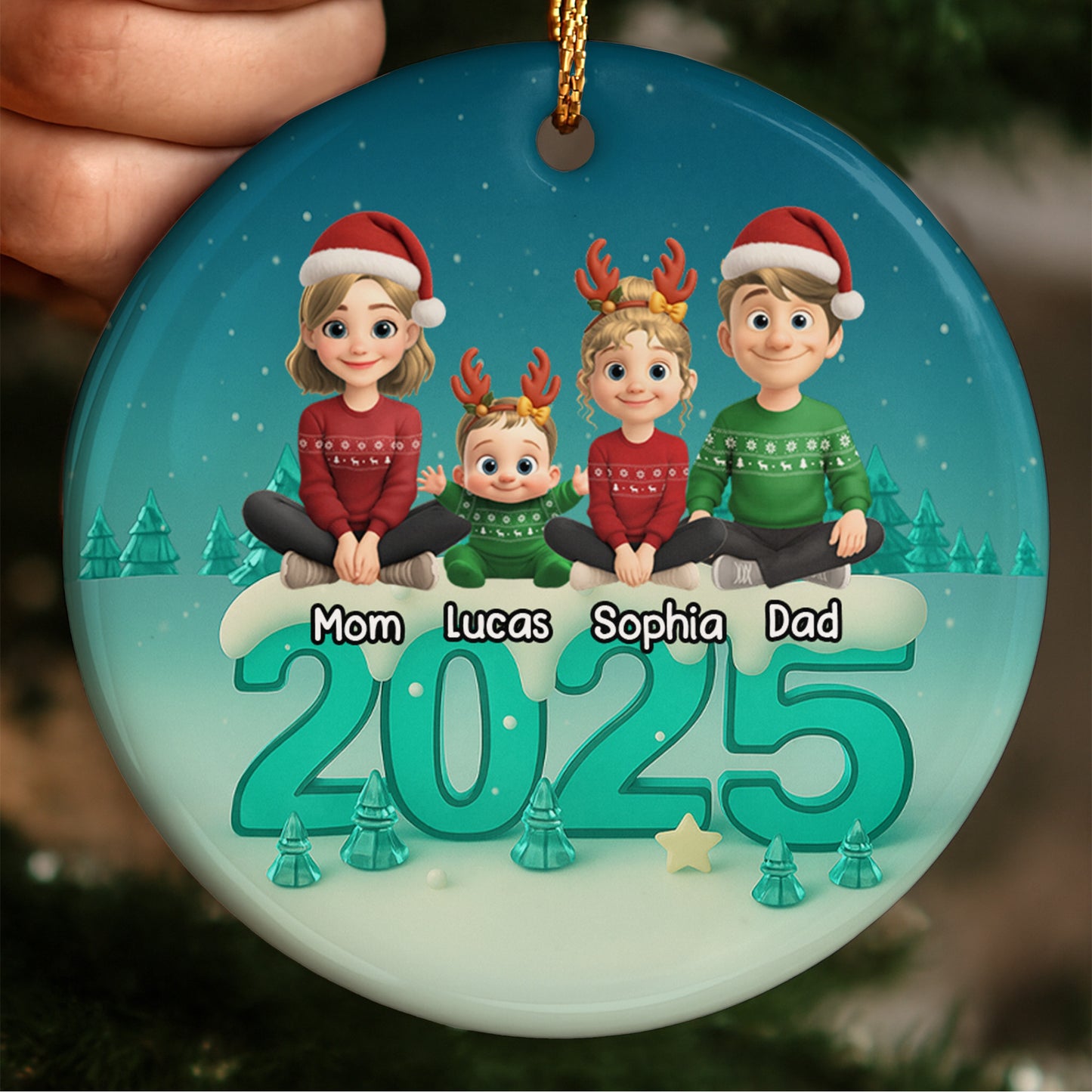 Perfect Family Christmas Ornament