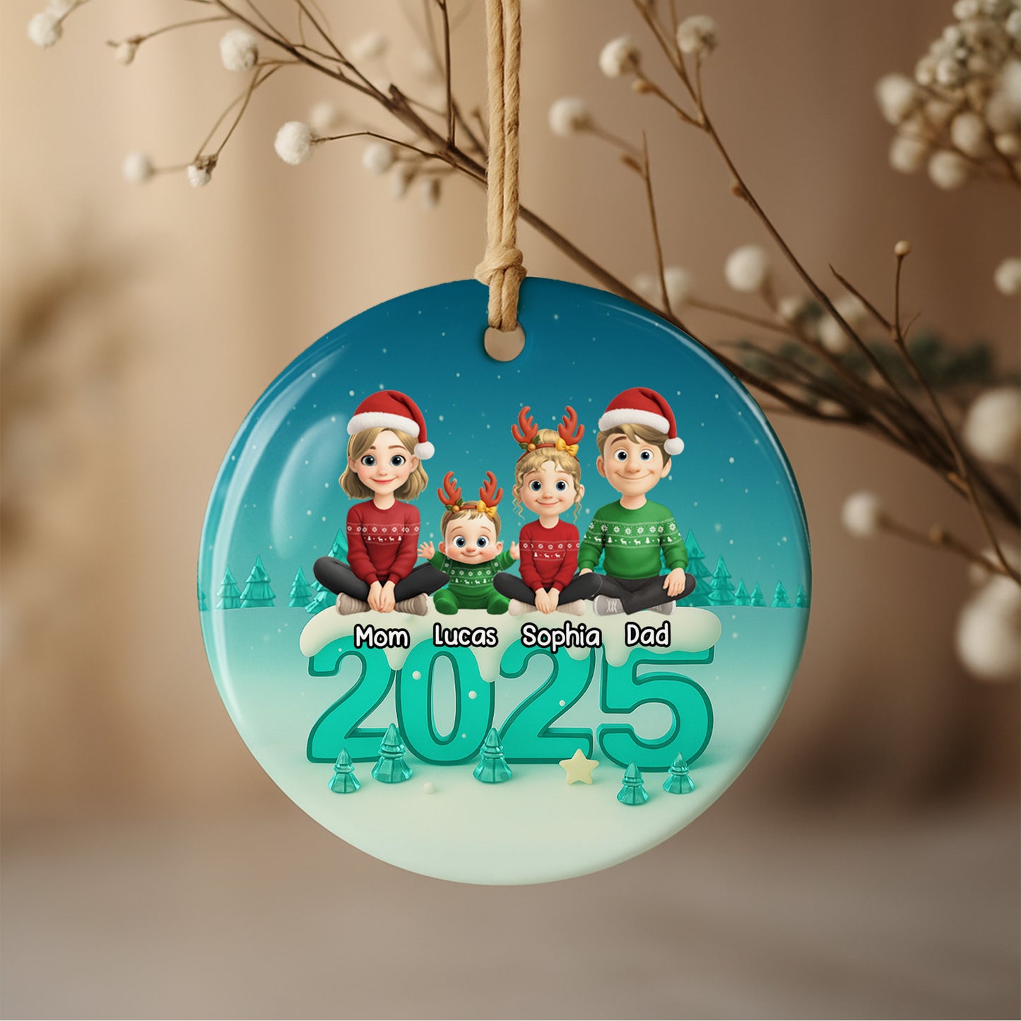 Perfect Family Christmas Ornament