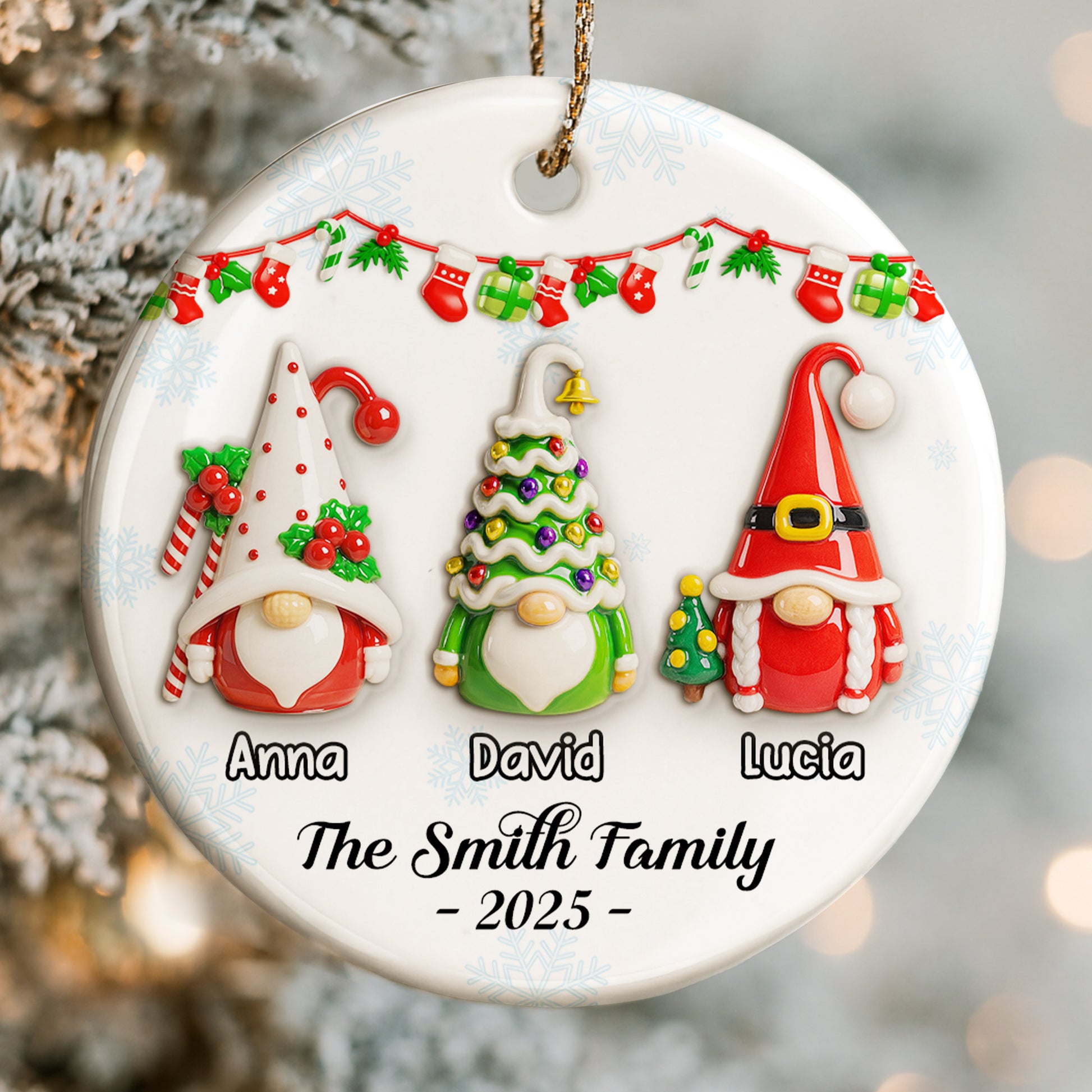 Celebrate Your Holidays, Festive Gnomes And Christmas Decorations