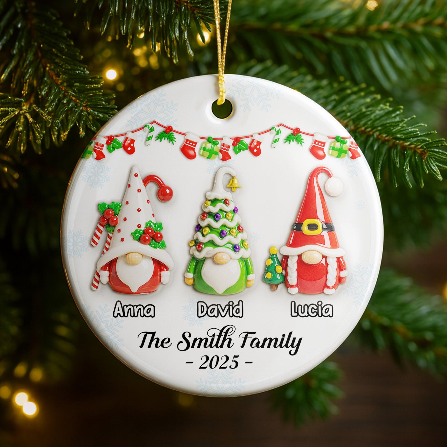 Celebrate Your Holidays, Festive Gnomes And Christmas Decorations