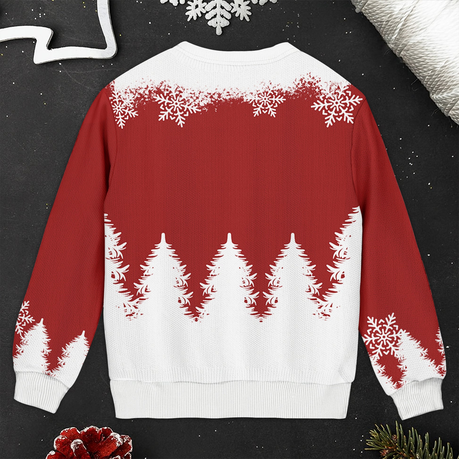 Customizable Grandparents Holiday Sweatshirt With Snowmen