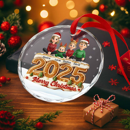 Merry Christmas With Festive Characters