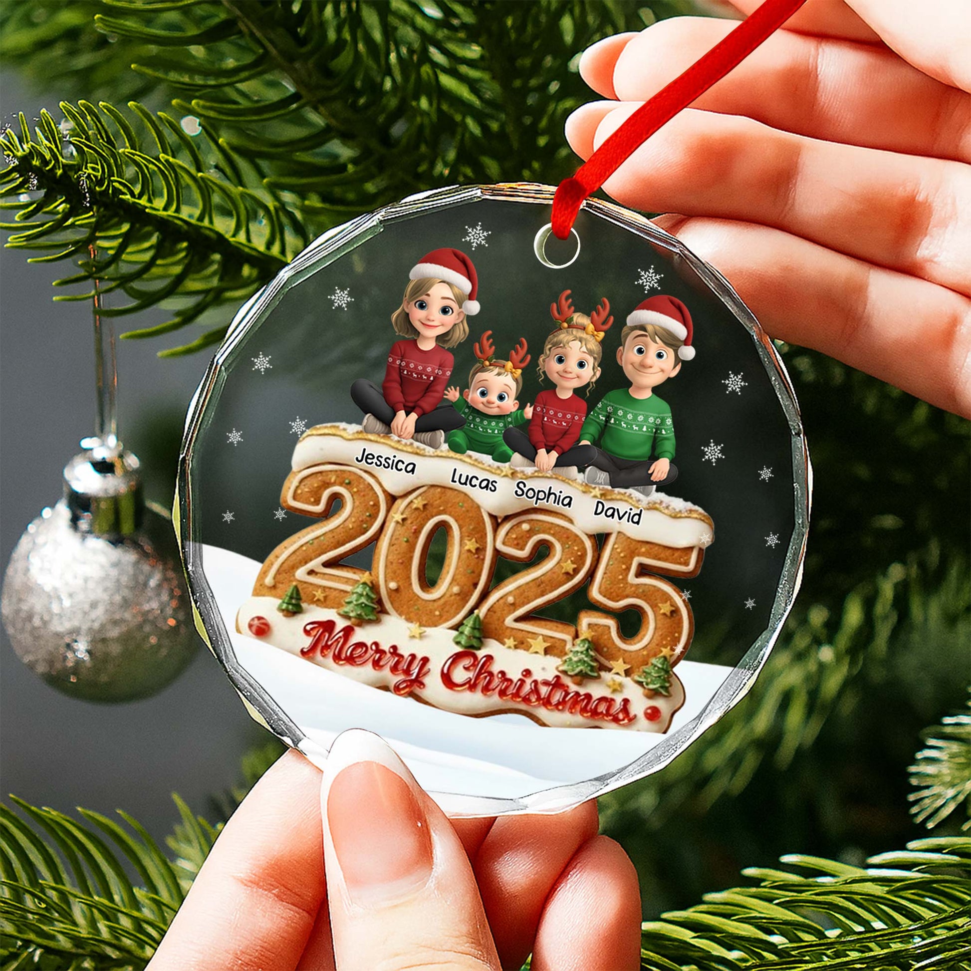 Merry Christmas With Festive Characters