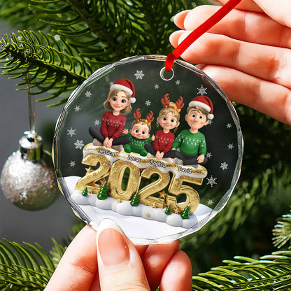 Celebrate Family Love With Festive Characters Ornament