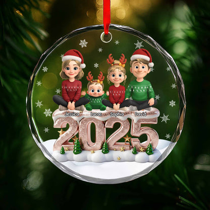 Celebrate Family Love With Festive Characters Ornament