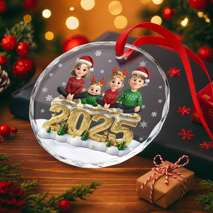 Celebrate Family Love With Festive Characters Ornament