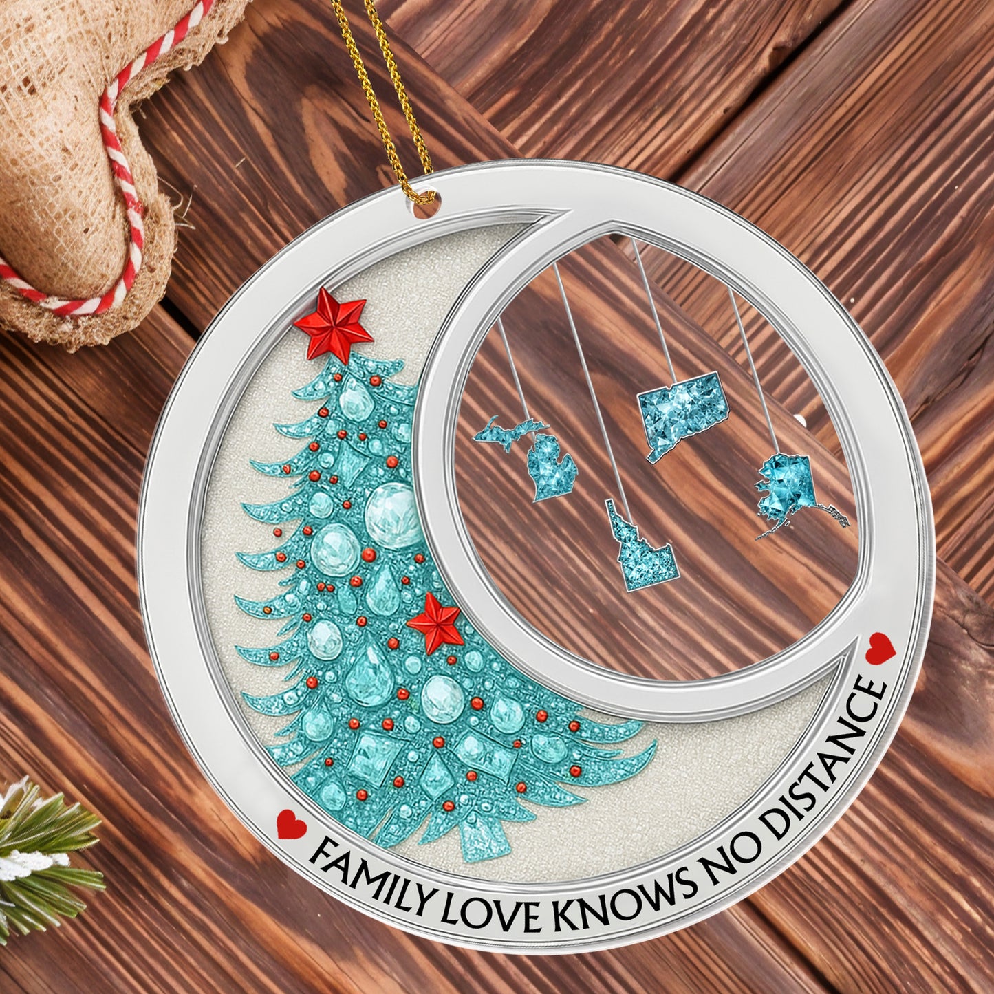 Family Love Knows No Distance With Christmas Tree