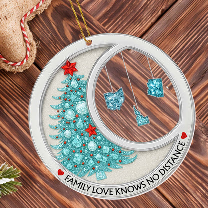 Family Love Knows No Distance With Christmas Tree