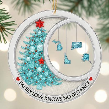 Family Love Knows No Distance With Christmas Tree