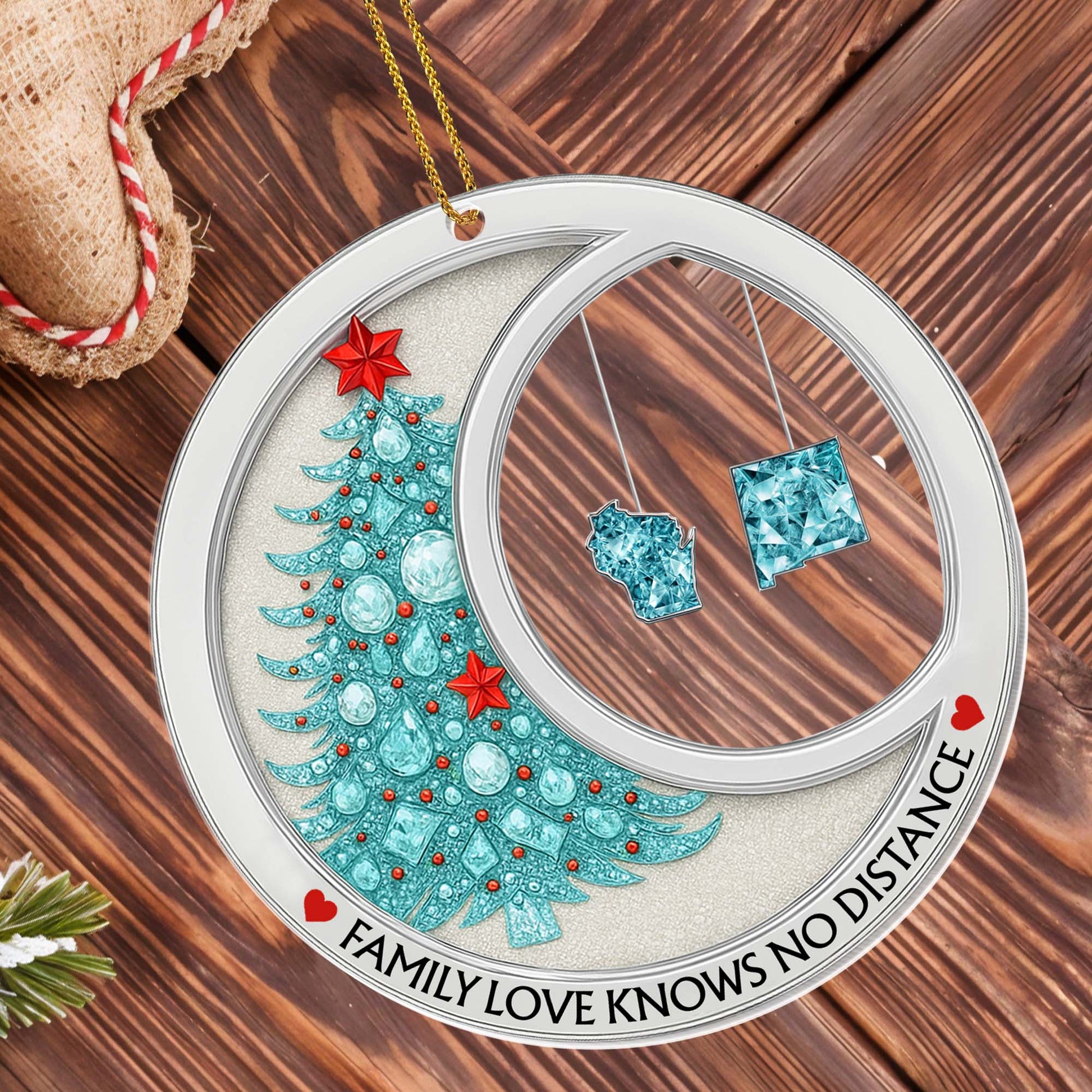 Family Love Knows No Distance With Christmas Tree