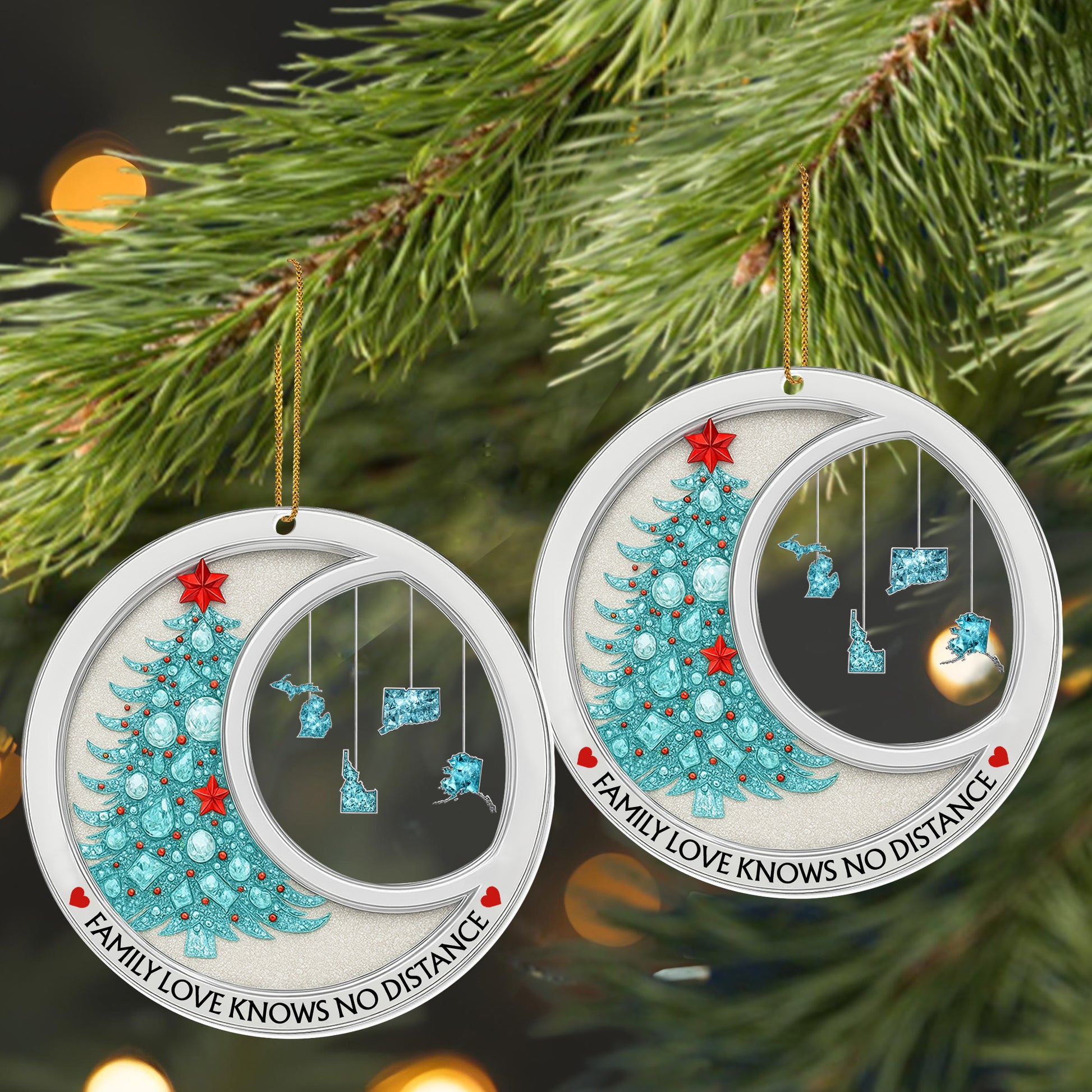 Family Love Knows No Distance With Christmas Tree