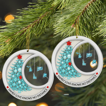 Family Love Knows No Distance With Christmas Tree