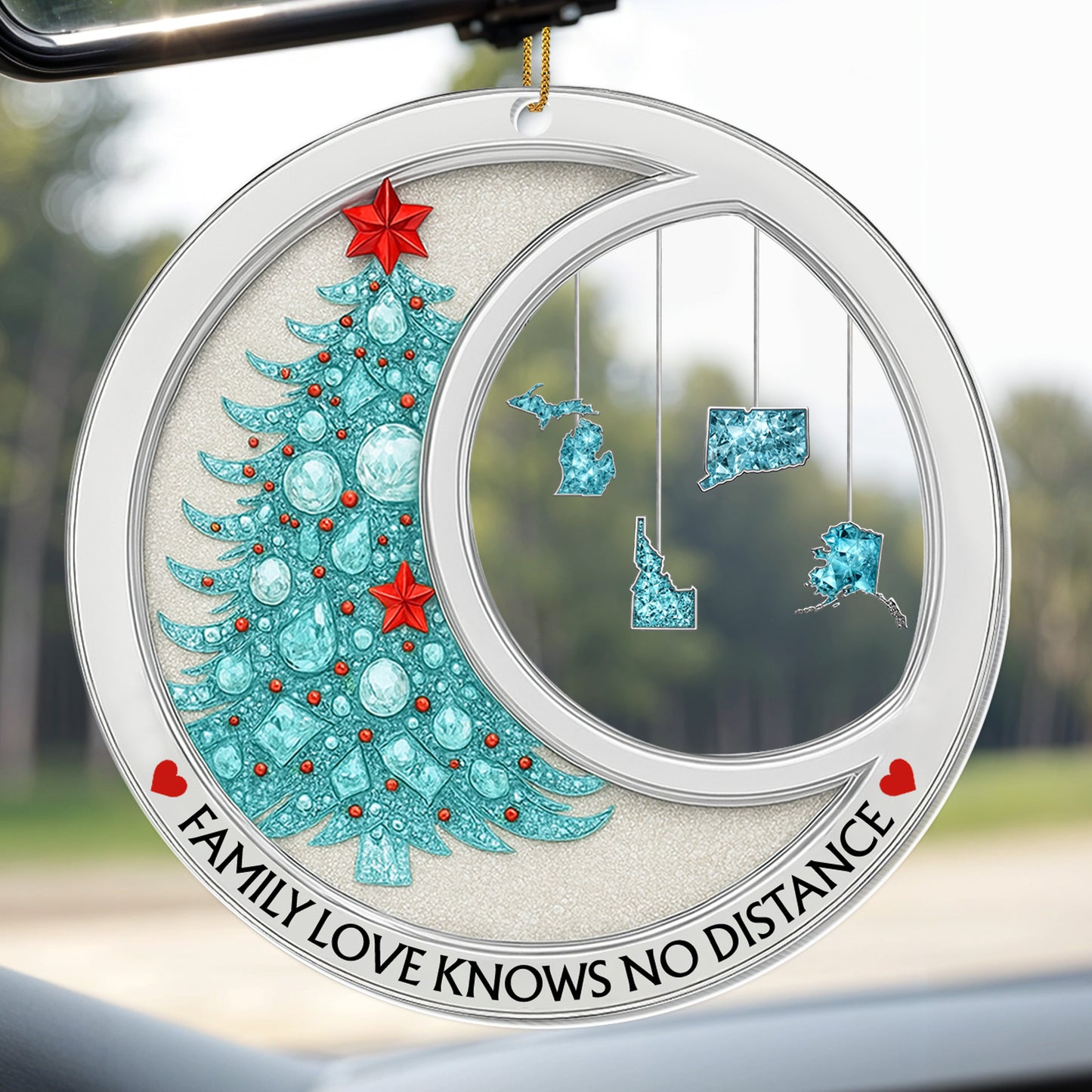 Family Love Knows No Distance With Christmas Tree