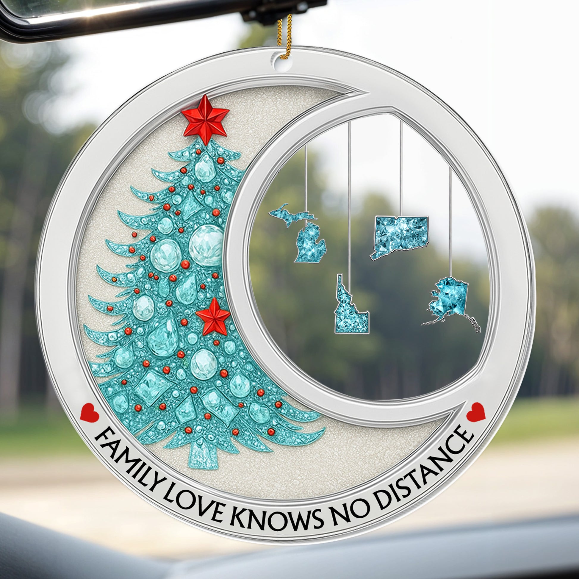 Family Love Knows No Distance With Christmas Tree