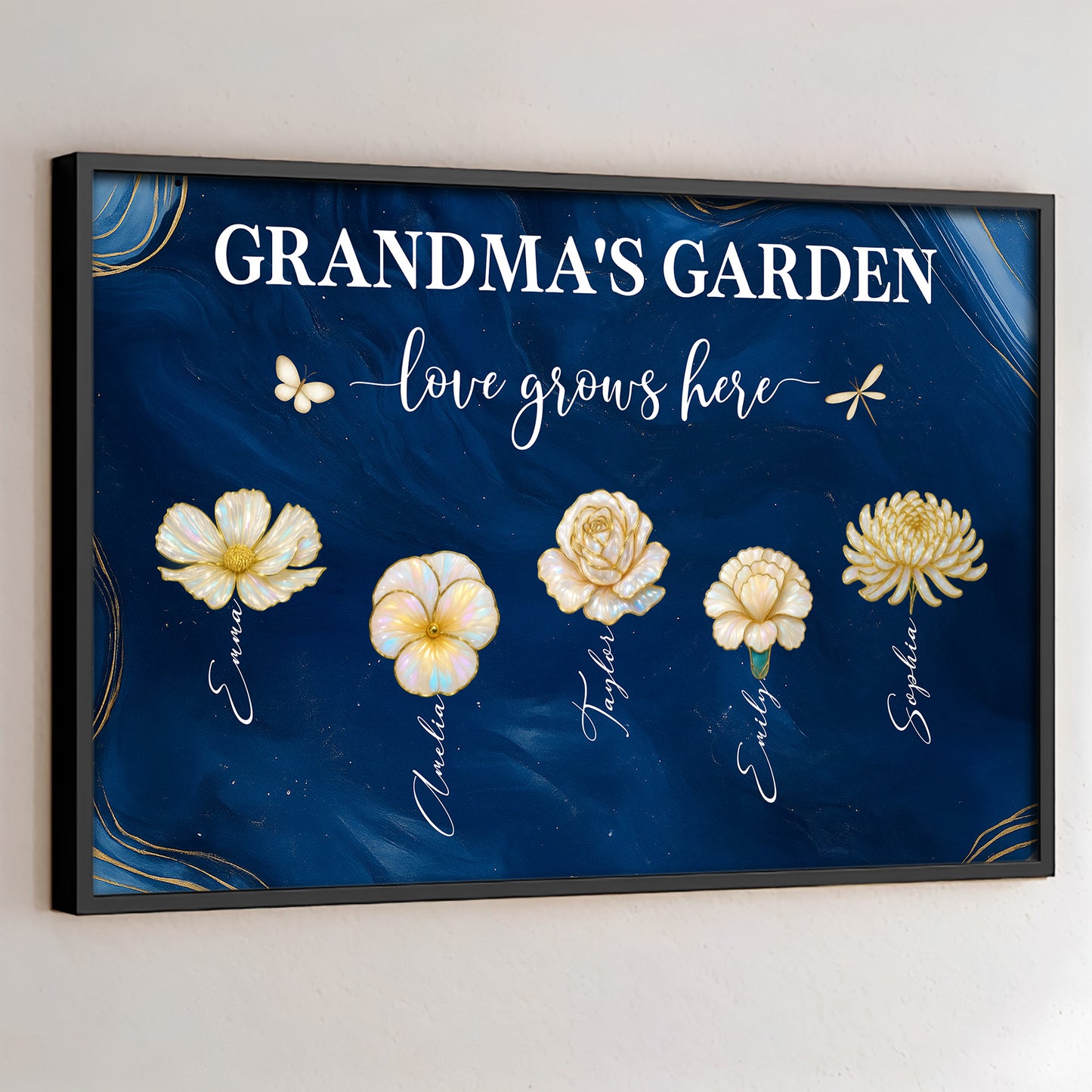 Grandma's Garden Love Grows Here With Flowers
