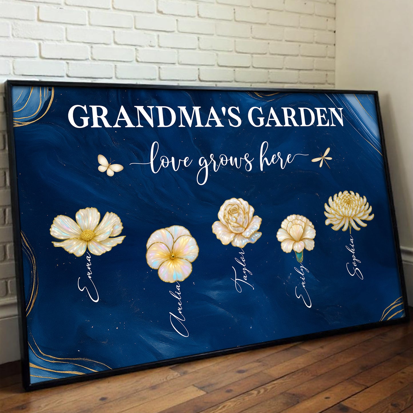 Grandma's Garden Love Grows Here With Flowers