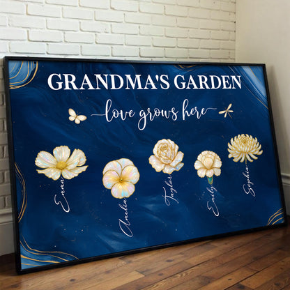 Grandma's Garden Love Grows Here With Flowers