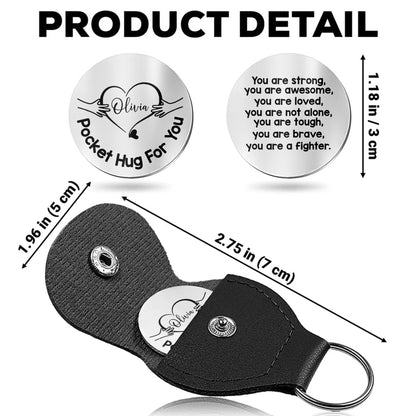 Pocket Hug For You, Heart and Hands Design