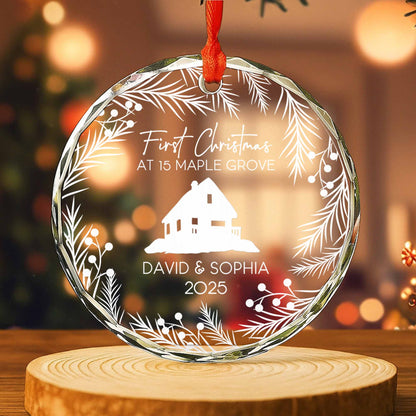 First Christmas At Our Lovely Home With Pine Branches