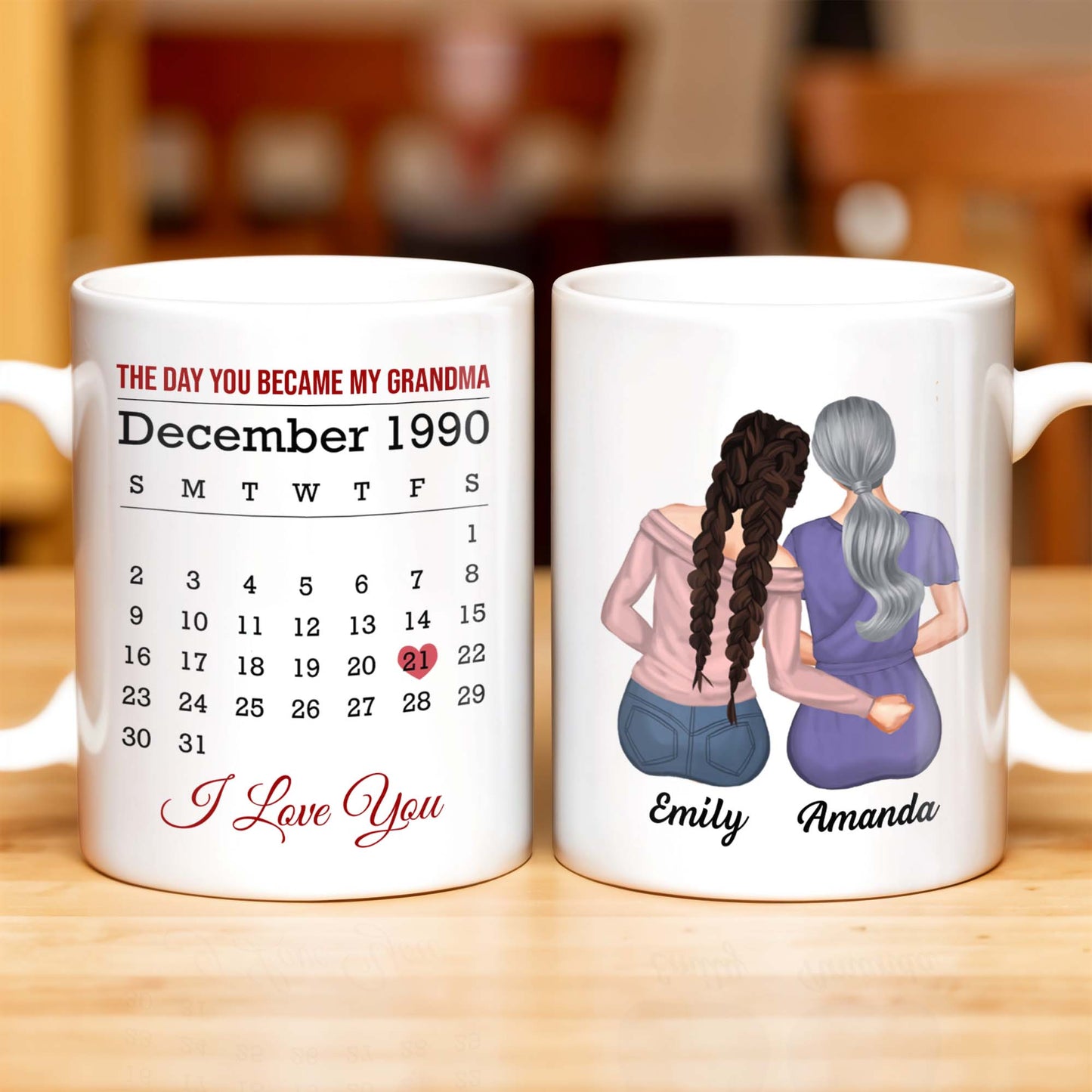 The Day You Became My Grandma, Love And Calendar Design