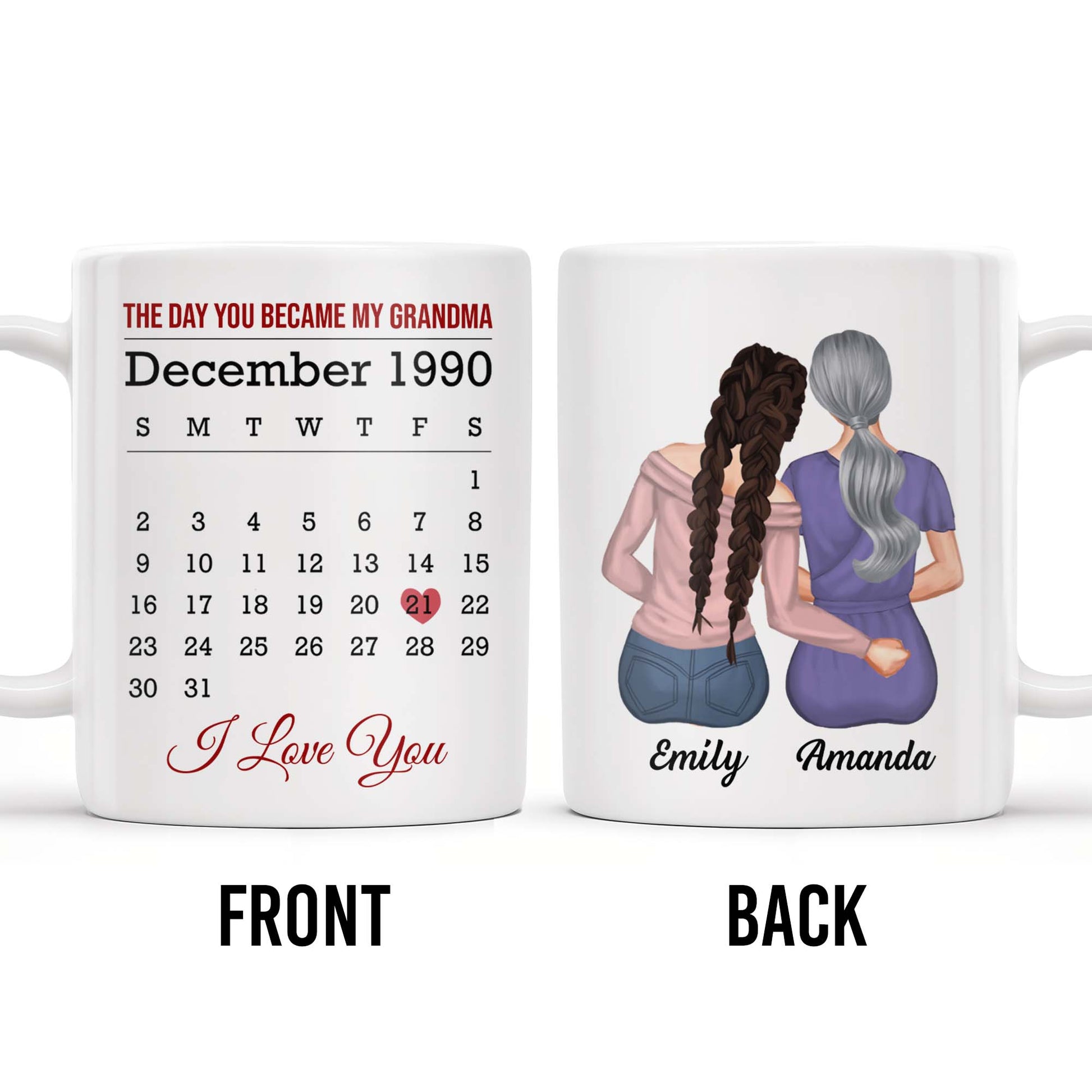 The Day You Became My Grandma, Love And Calendar Design