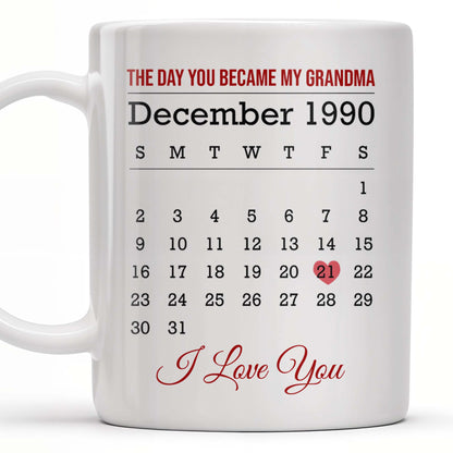 The Day You Became My Grandma, Love And Calendar Design