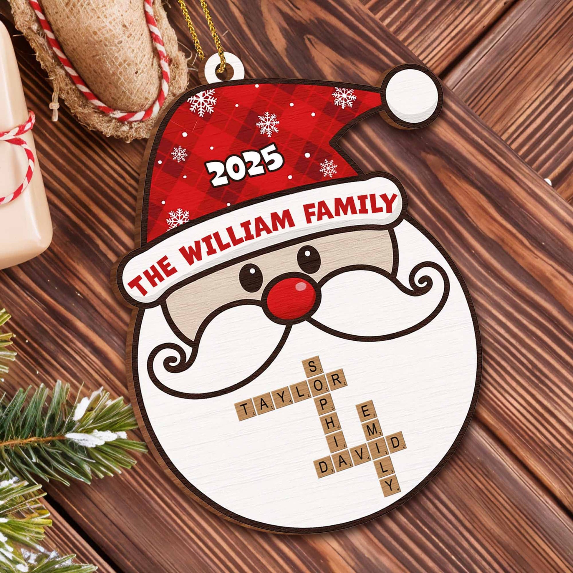 Celebrate the Festive Spirit With Santa and Snowflakes