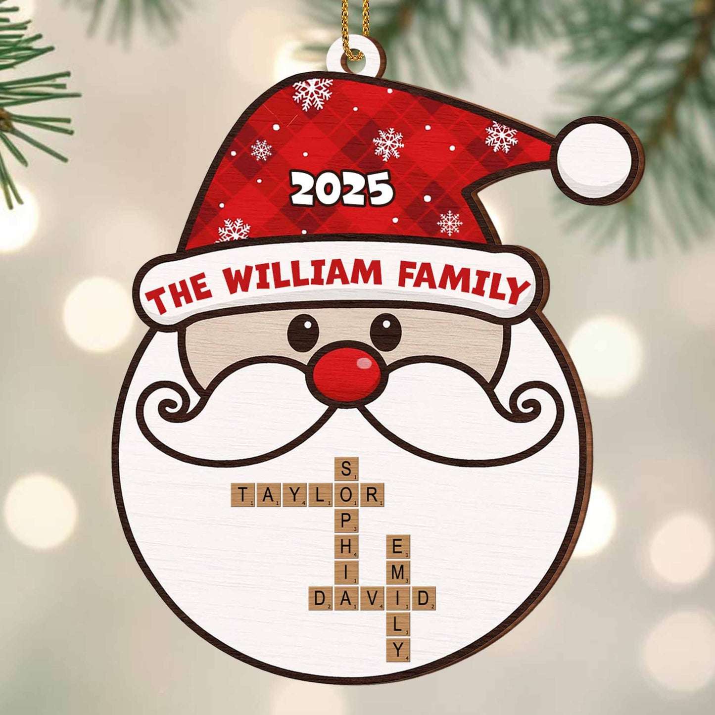 Celebrate the Festive Spirit With Santa and Snowflakes