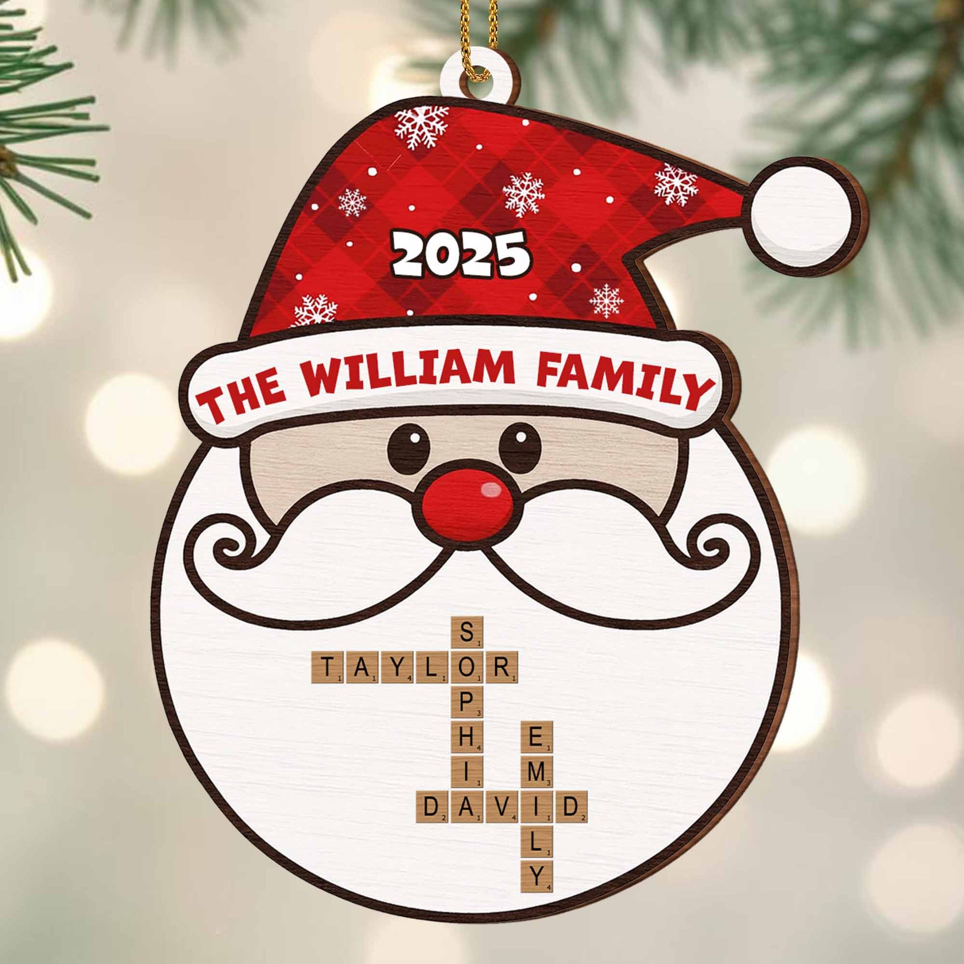 Celebrate the Festive Spirit With Santa and Snowflakes