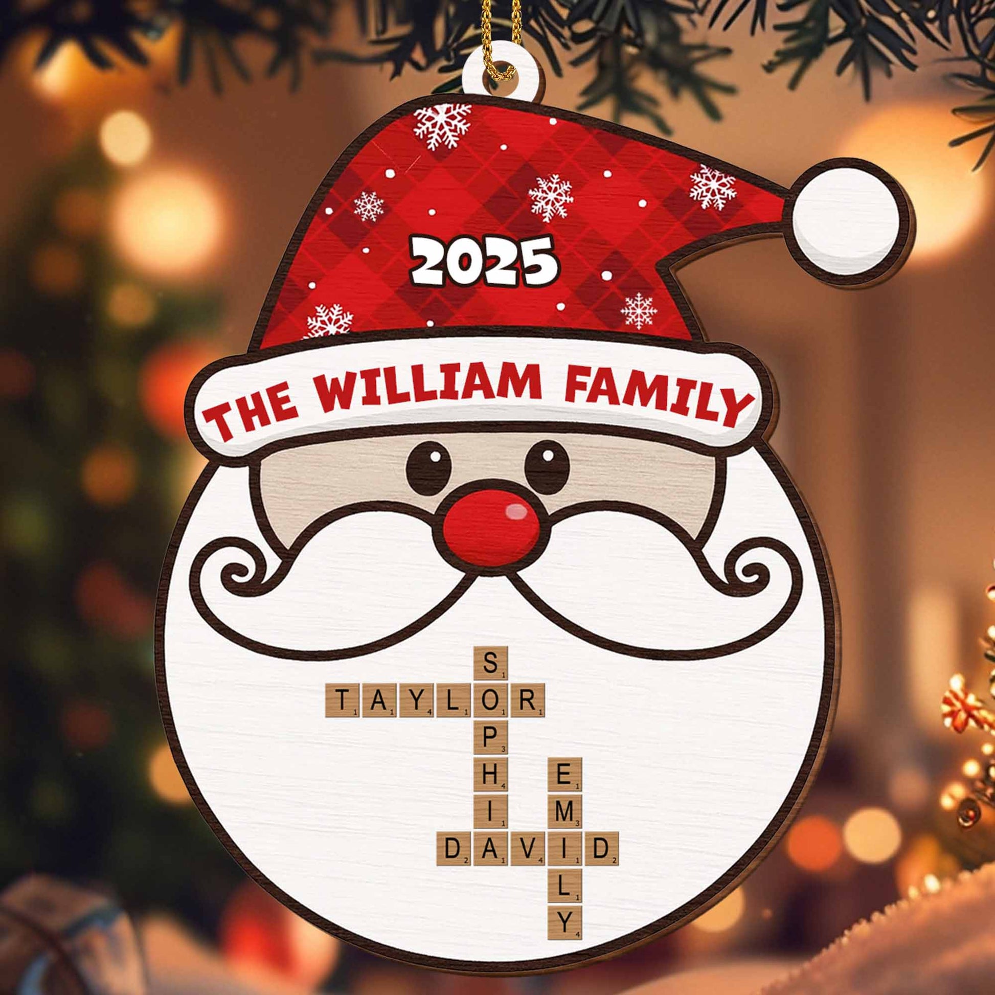 Celebrate the Festive Spirit With Santa and Snowflakes