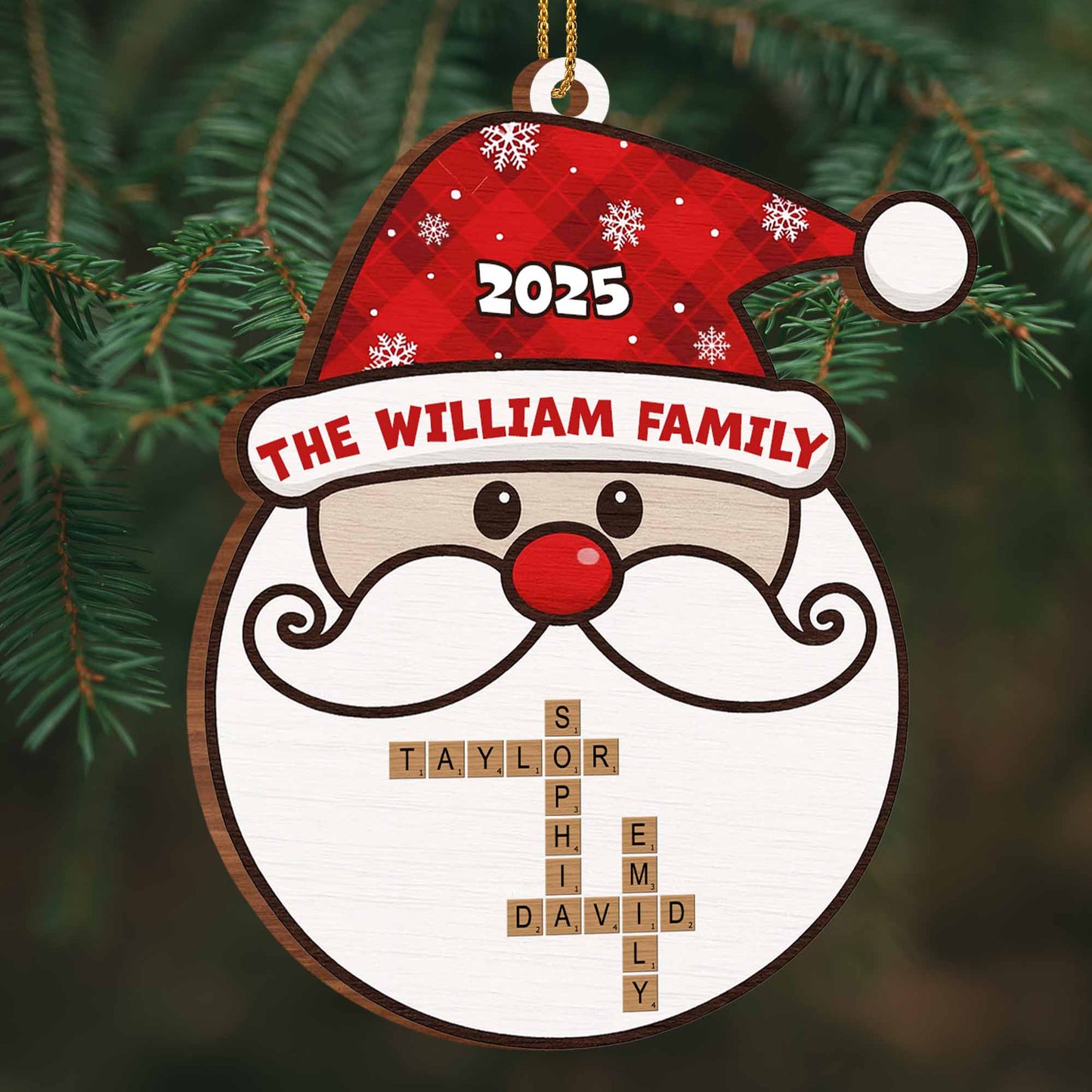 Celebrate the Festive Spirit With Santa and Snowflakes