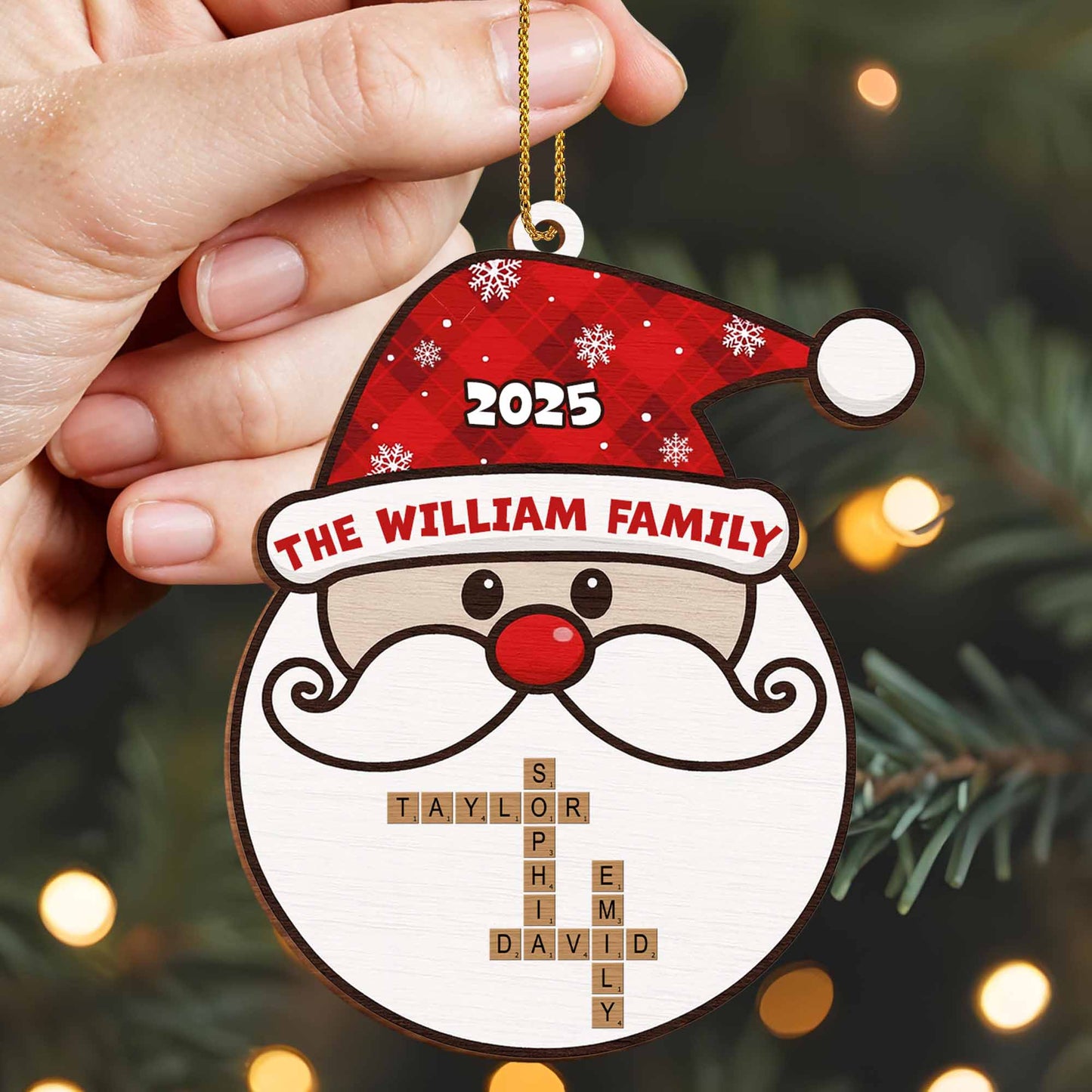 Celebrate the Festive Spirit With Santa and Snowflakes