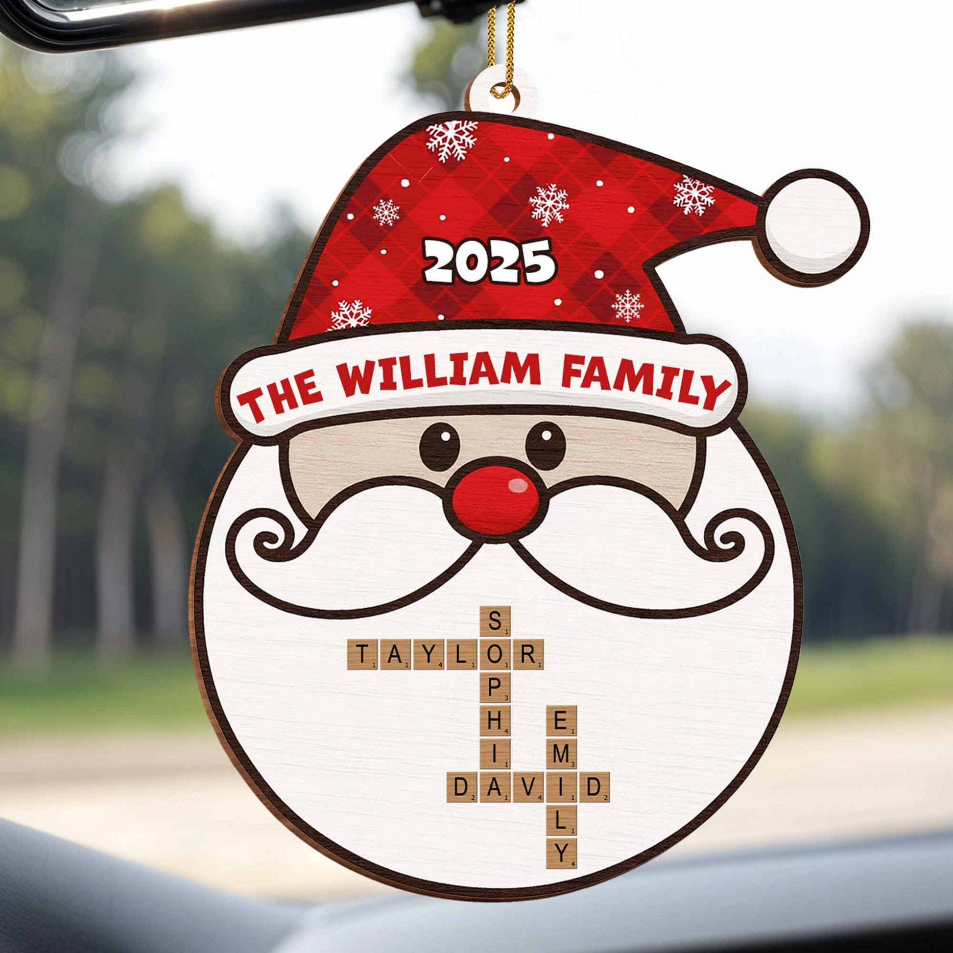 Celebrate the Festive Spirit With Santa and Snowflakes