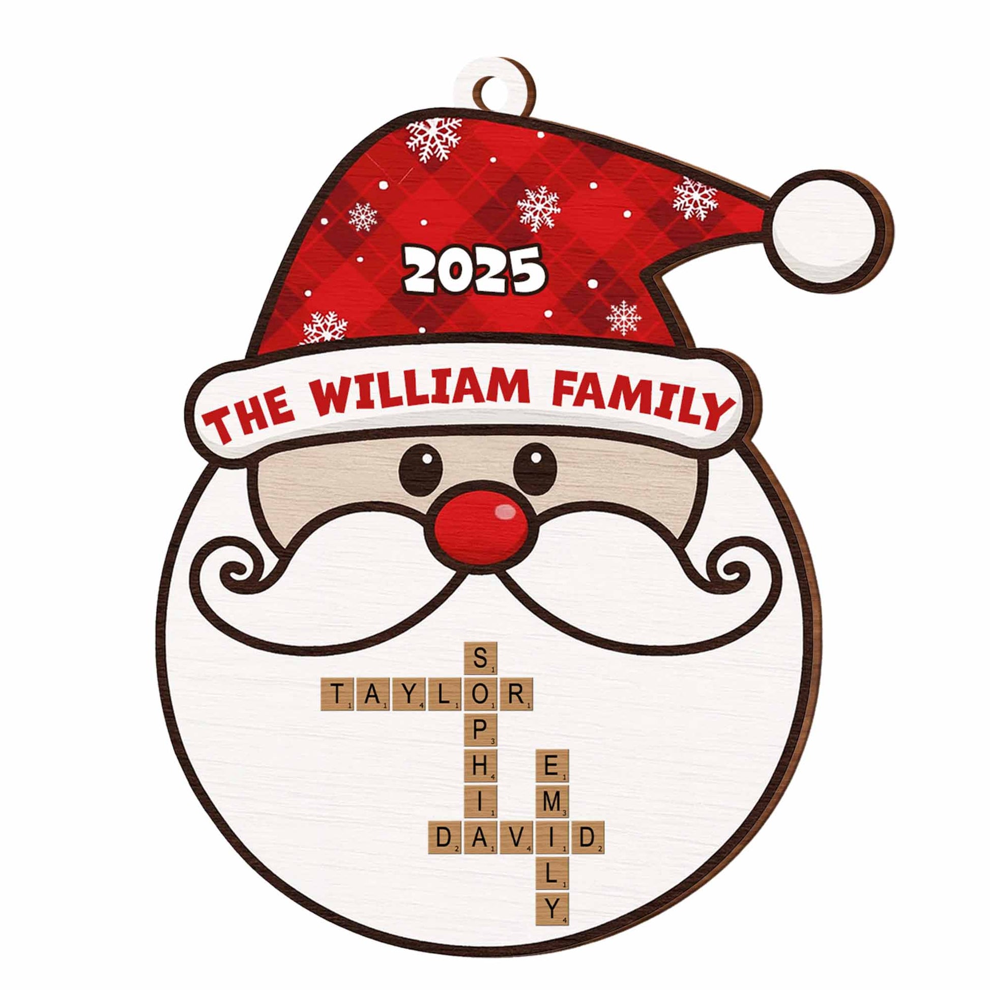 Celebrate the Festive Spirit With Santa and Snowflakes