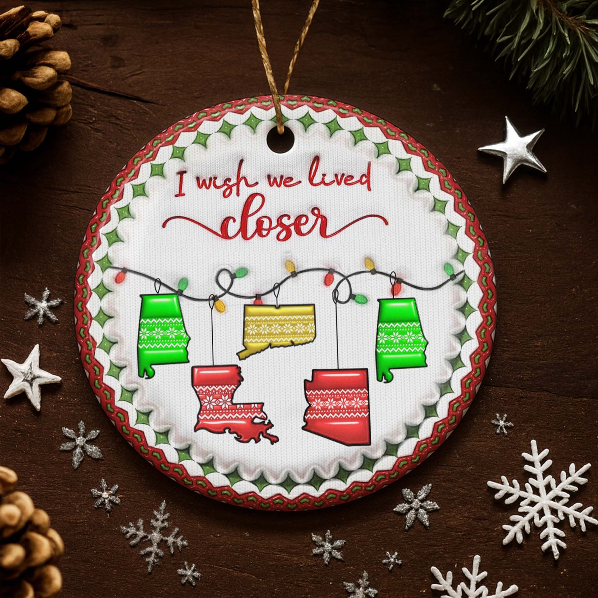 I Wish We Lived Closer Christmas Sweaters Design