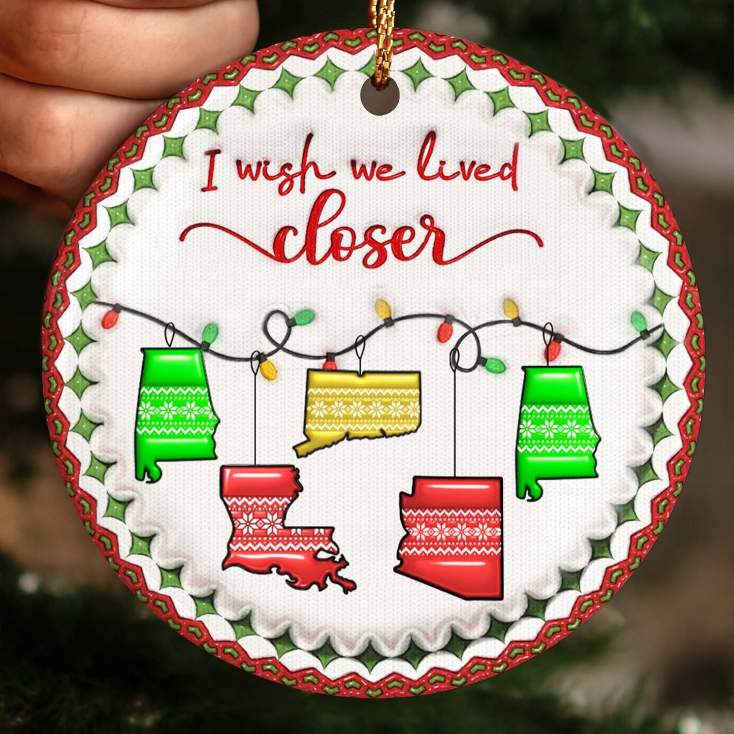 I Wish We Lived Closer Christmas Sweaters Design