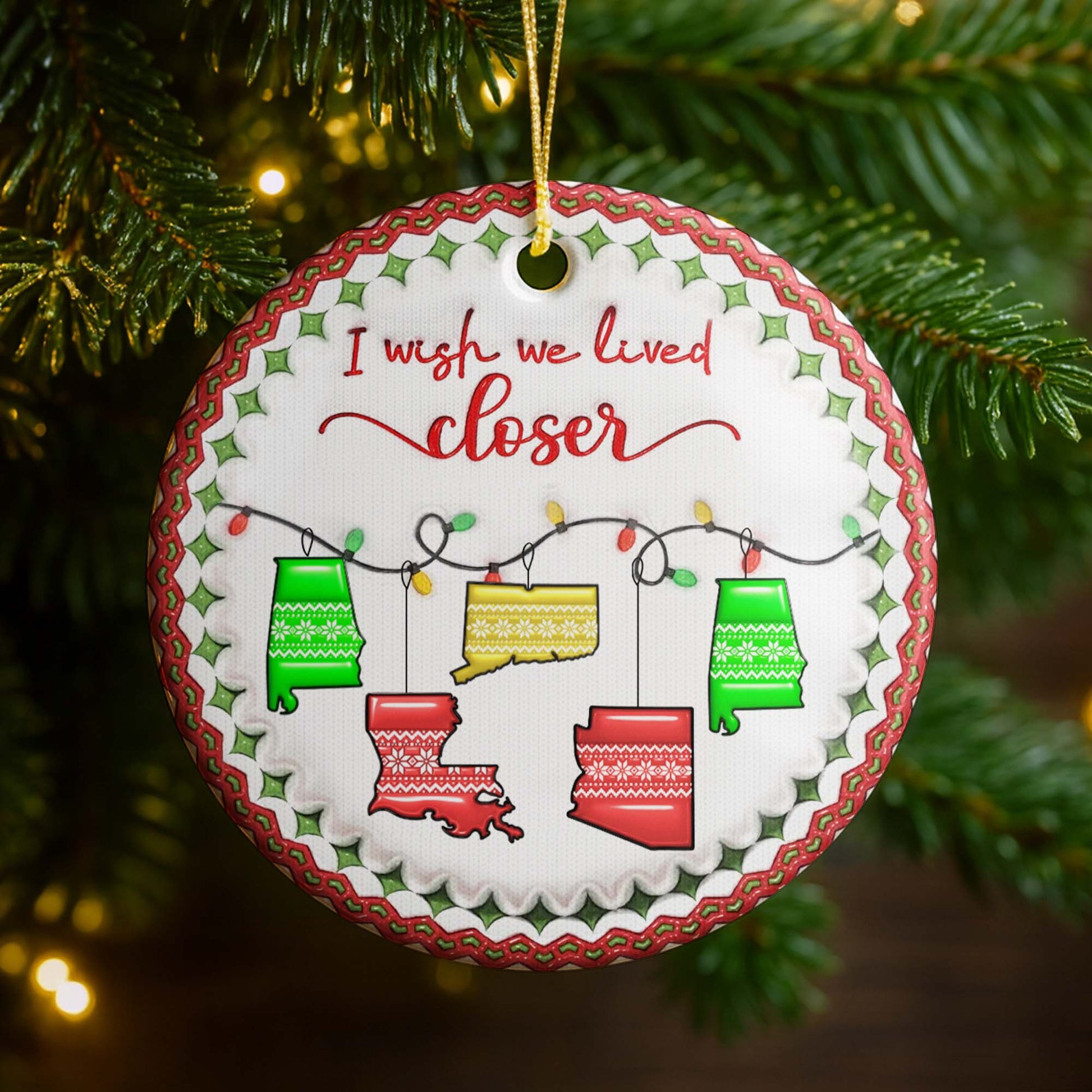 I Wish We Lived Closer Christmas Sweaters Design