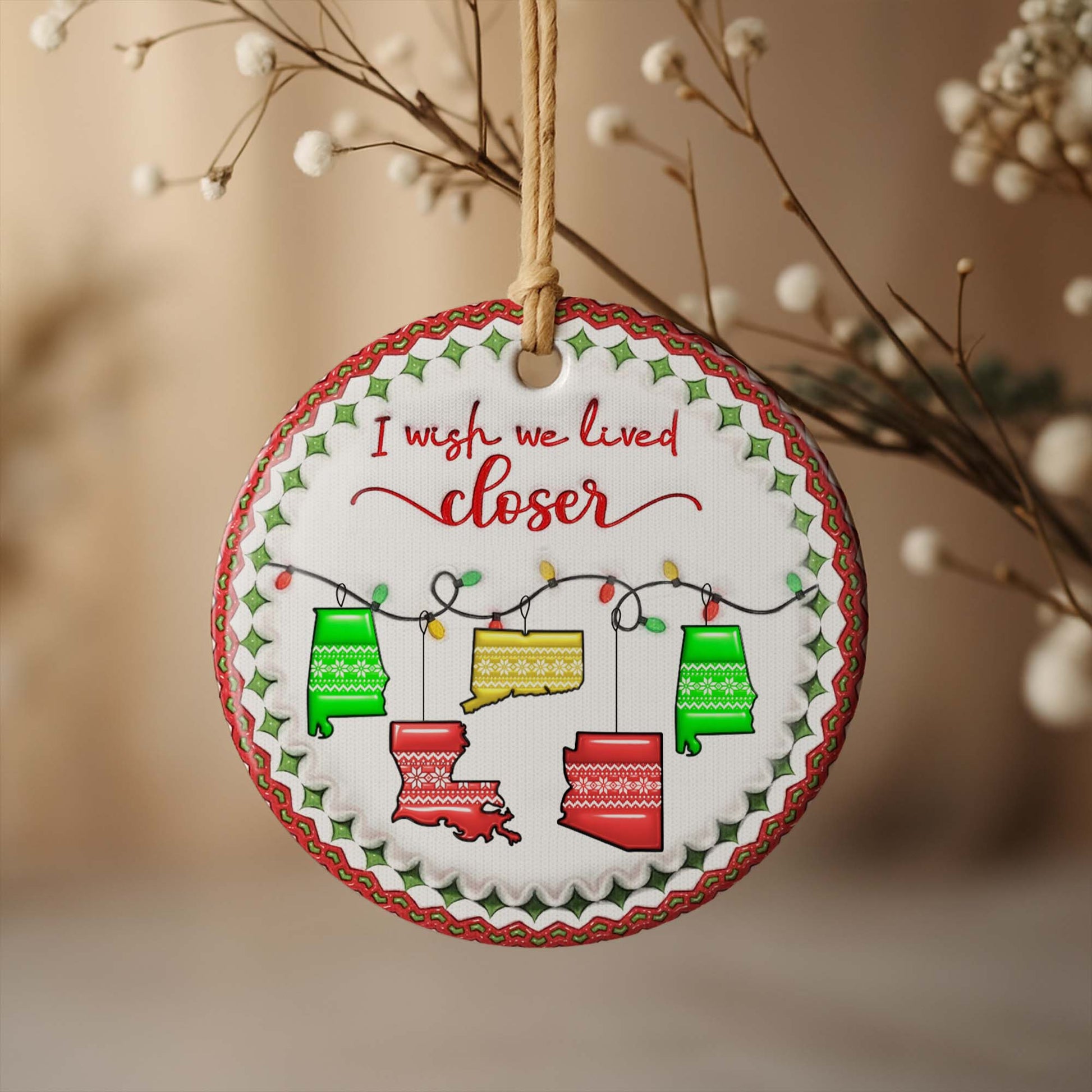 I Wish We Lived Closer Christmas Sweaters Design