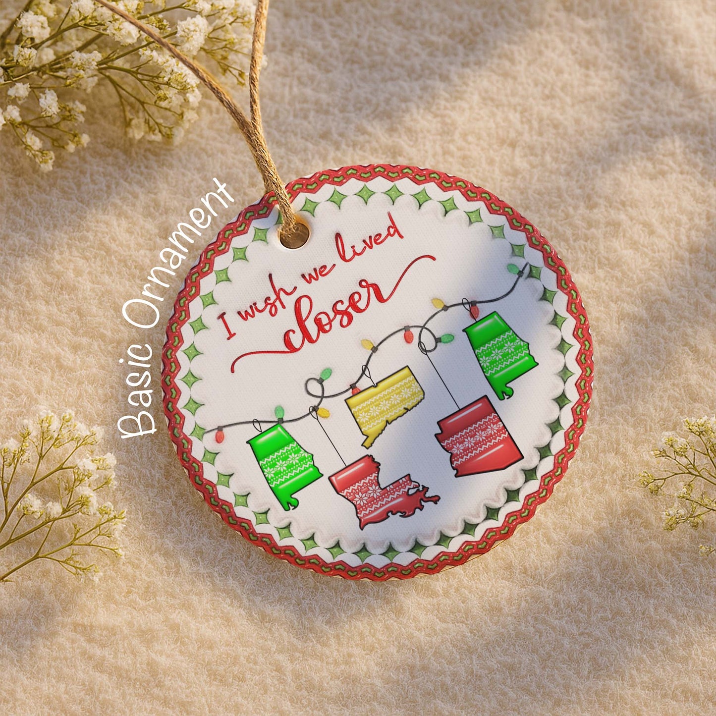 I Wish We Lived Closer Christmas Sweaters Design