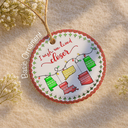 I Wish We Lived Closer Christmas Sweaters Design