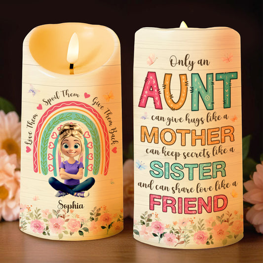 Only An Aunt Can Give Hugs Like A Mother And Share Love