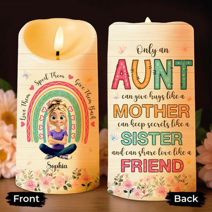 Only An Aunt Can Give Hugs Like A Mother And Share Love