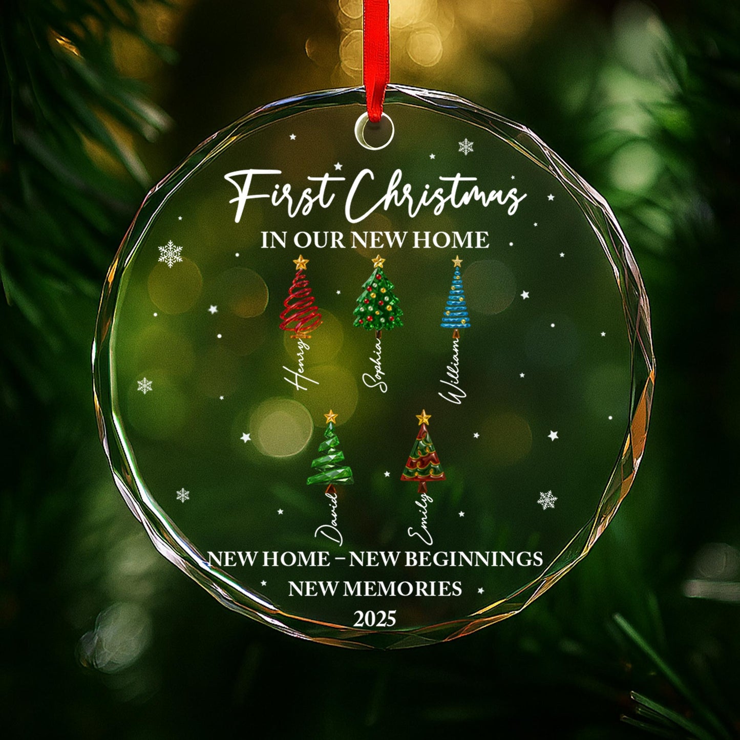 First Christmas In Our New Home With Christmas Trees