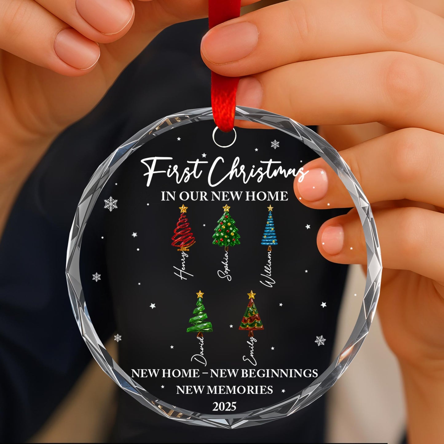 First Christmas In Our New Home With Christmas Trees