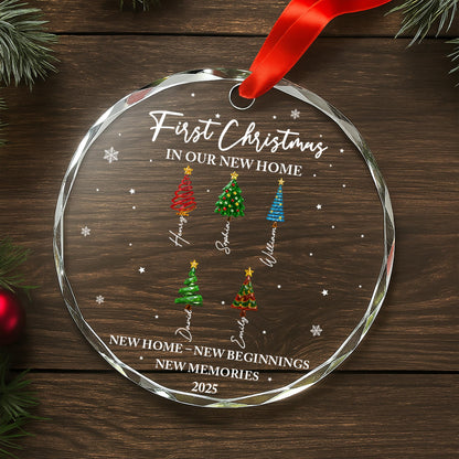 First Christmas In Our New Home With Christmas Trees