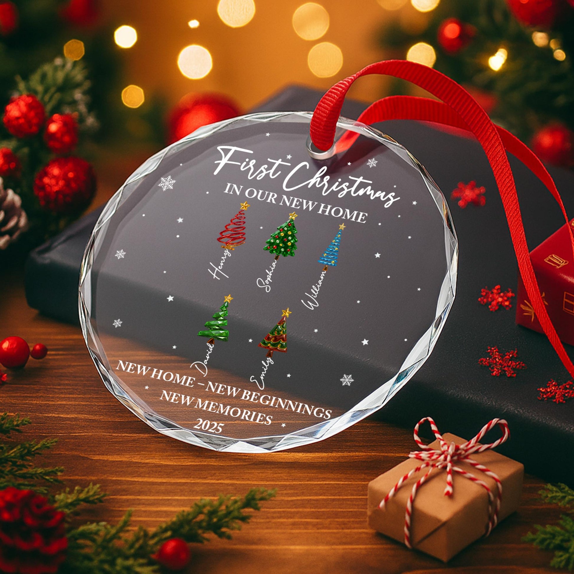 First Christmas In Our New Home With Christmas Trees