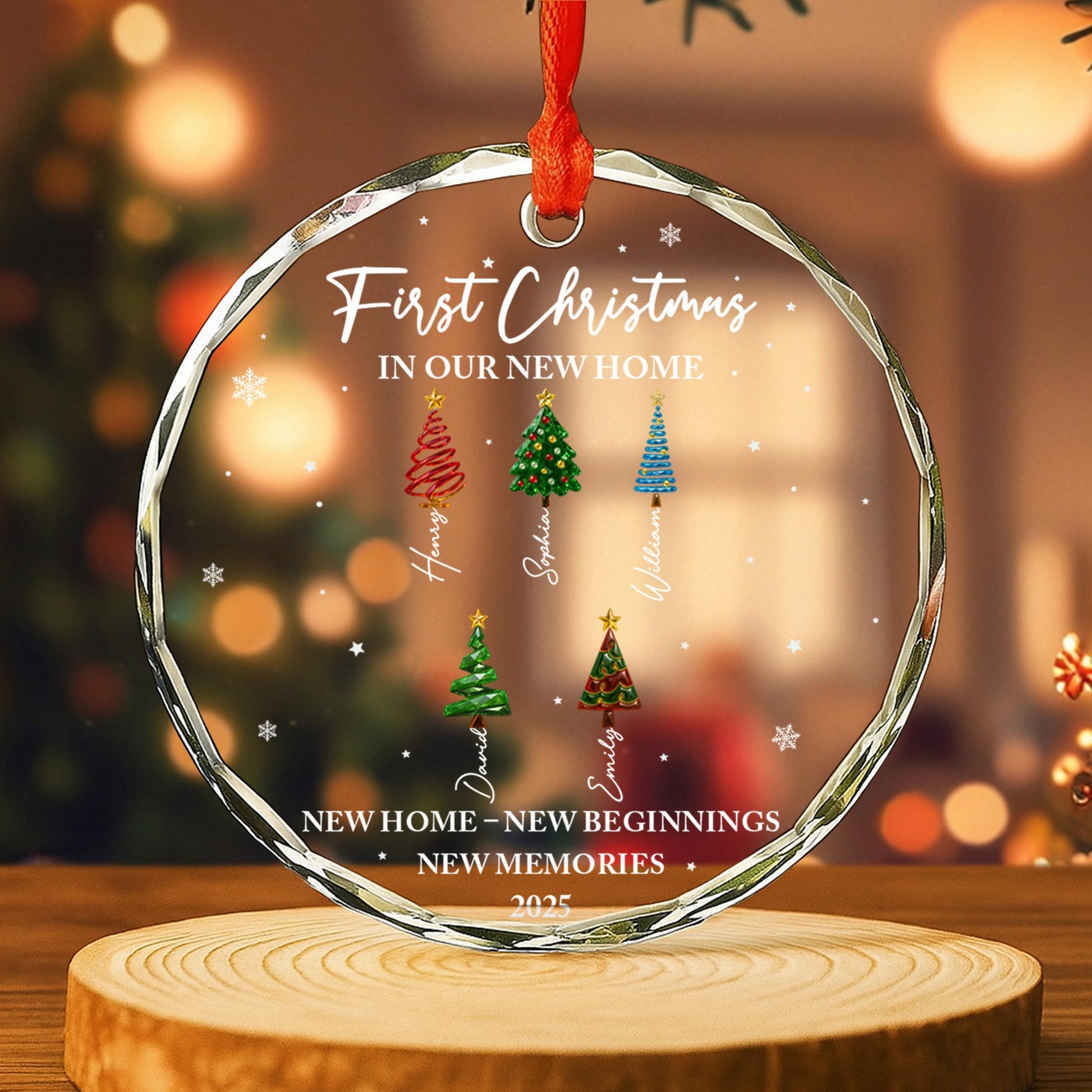 First Christmas In Our New Home With Christmas Trees