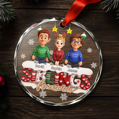 Siblings Forever, Christmas Sweater Design