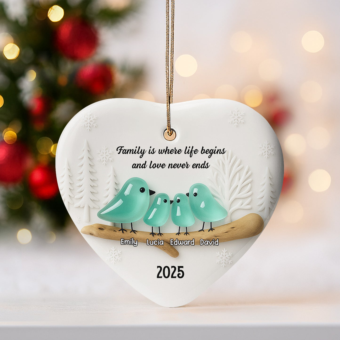 Family Is Where Life Begins And Love Never Ends Heart